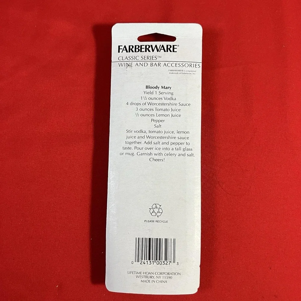 8 Packs - Vintage‎ Farberware Drink Stirrers / 22 Ct Pks / 176 Total Stir Sticks